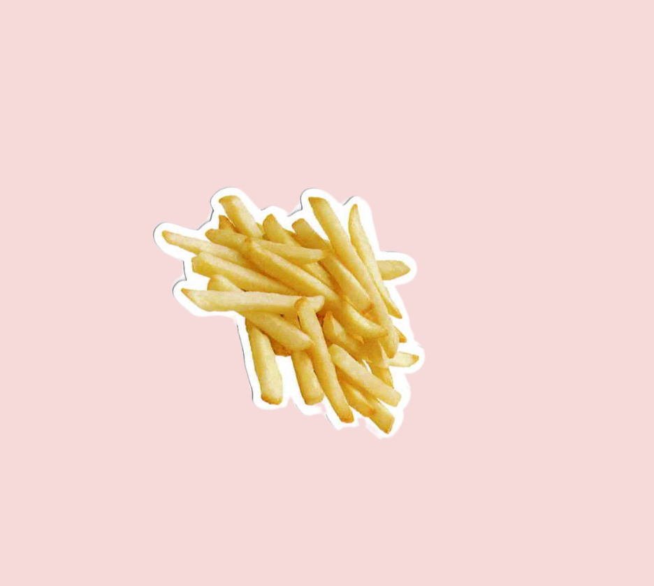 Hot chips | Fries Vinyl Sticker
