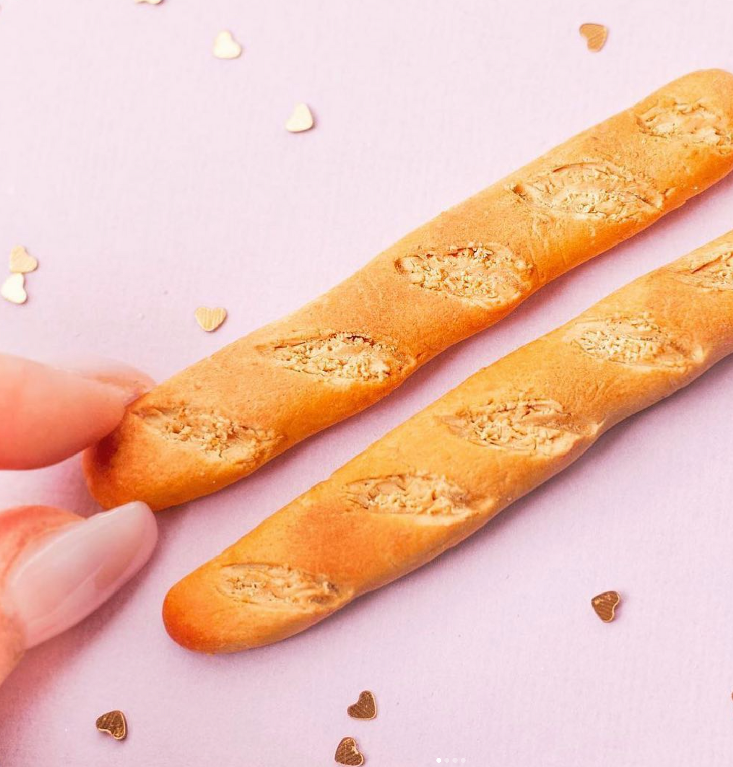 Long Baguette Keychain