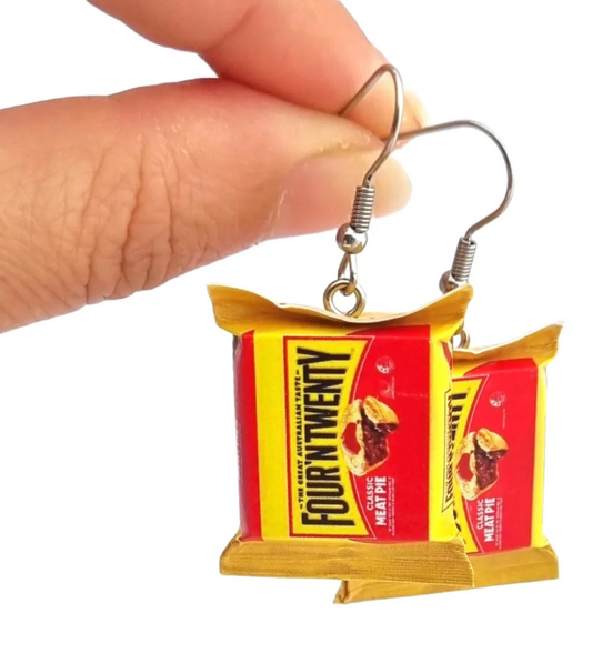 Meat Pie Earrings | Four'N Twenty Pie earrings