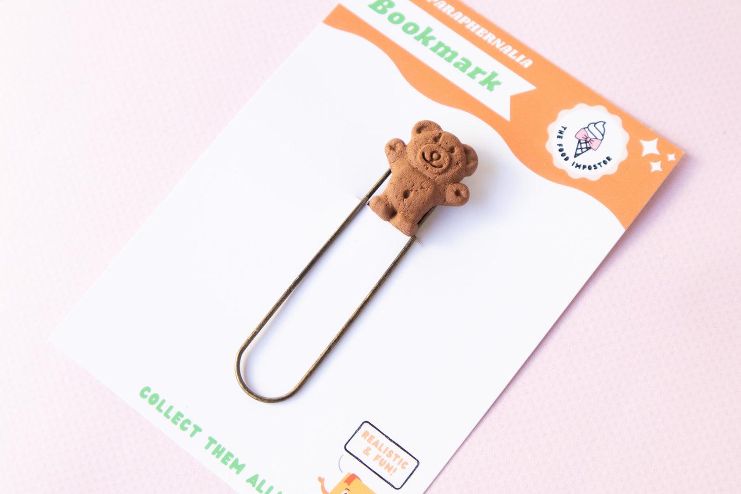 Teddy cookie bookmarks - so cute!
