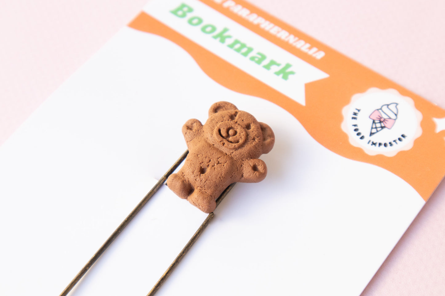 Teddy cookie bookmarks - so cute!
