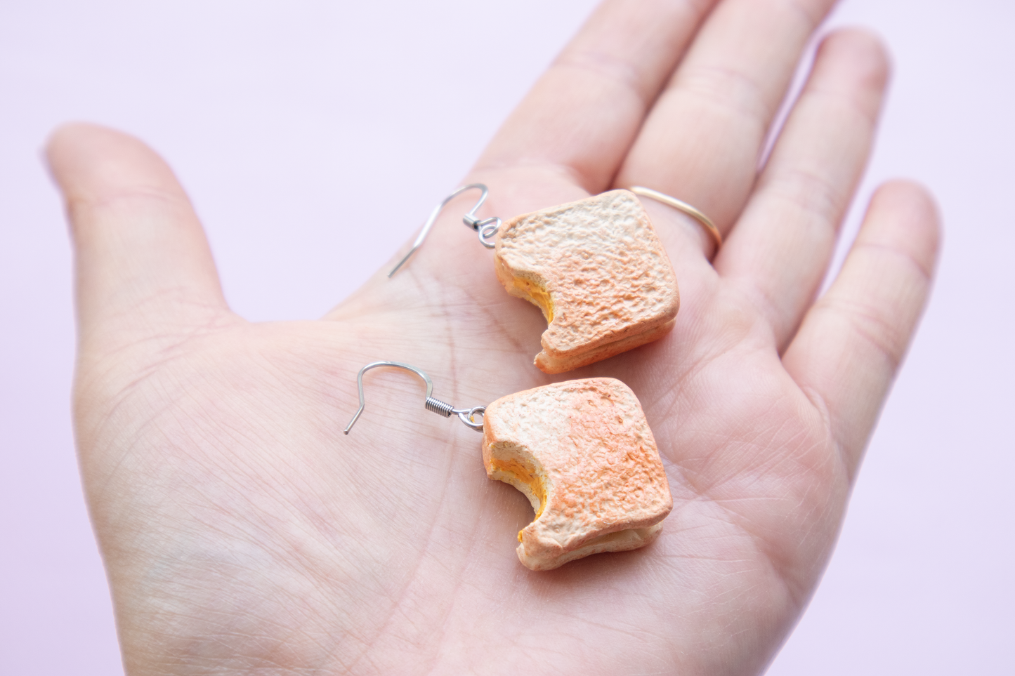 Cheese Toastie Earrings