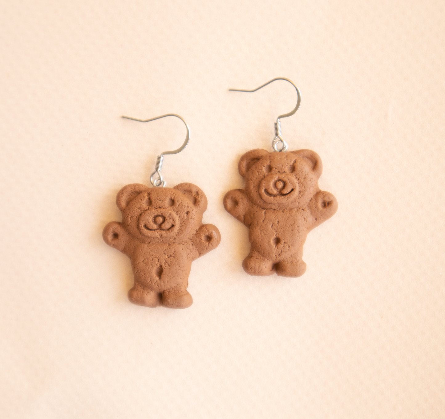 'Happy' TINY TEDDY Earrings