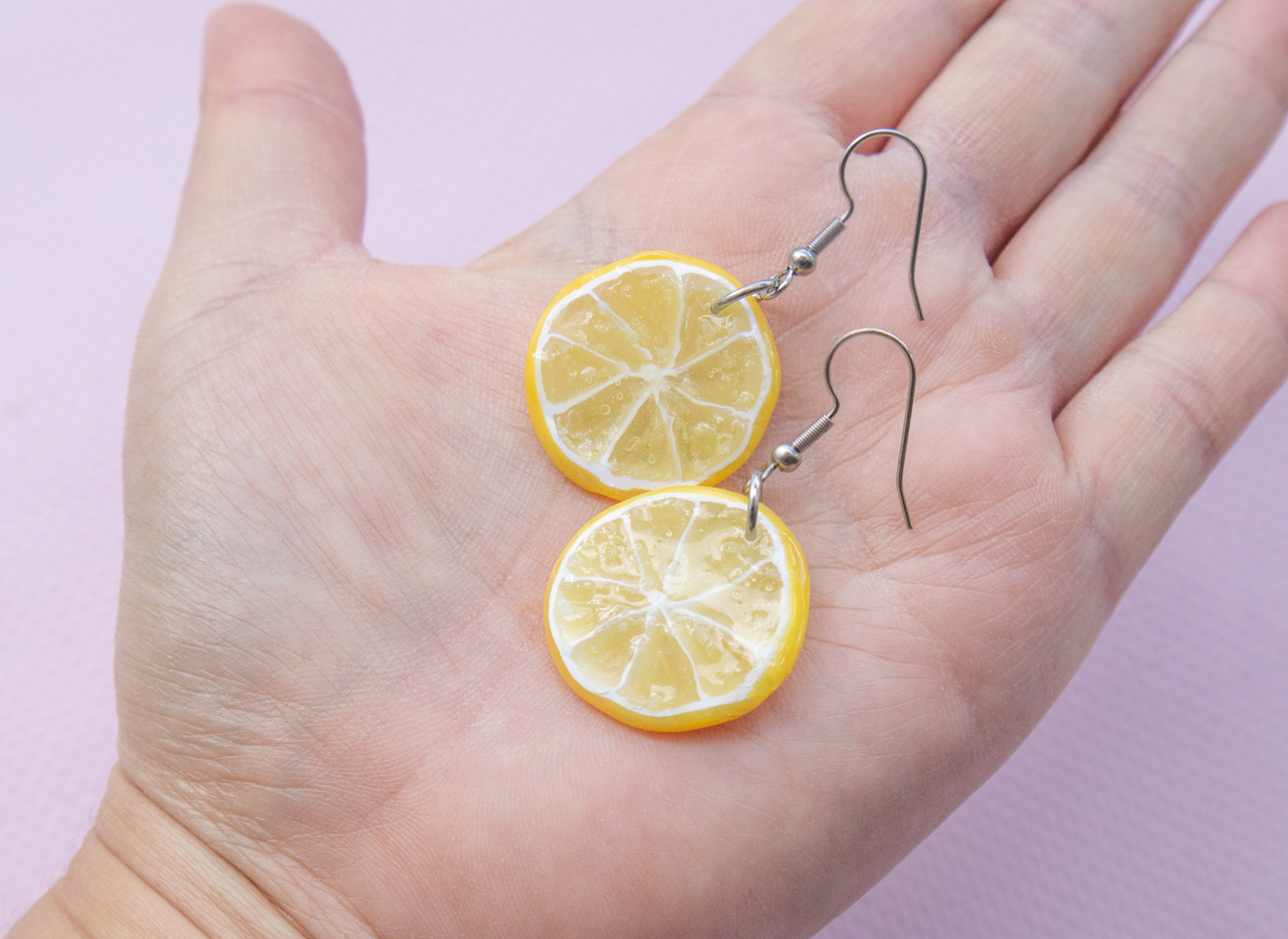 NEW! 🍋 Lemon Slice Earrings – Handmade in Brisbane