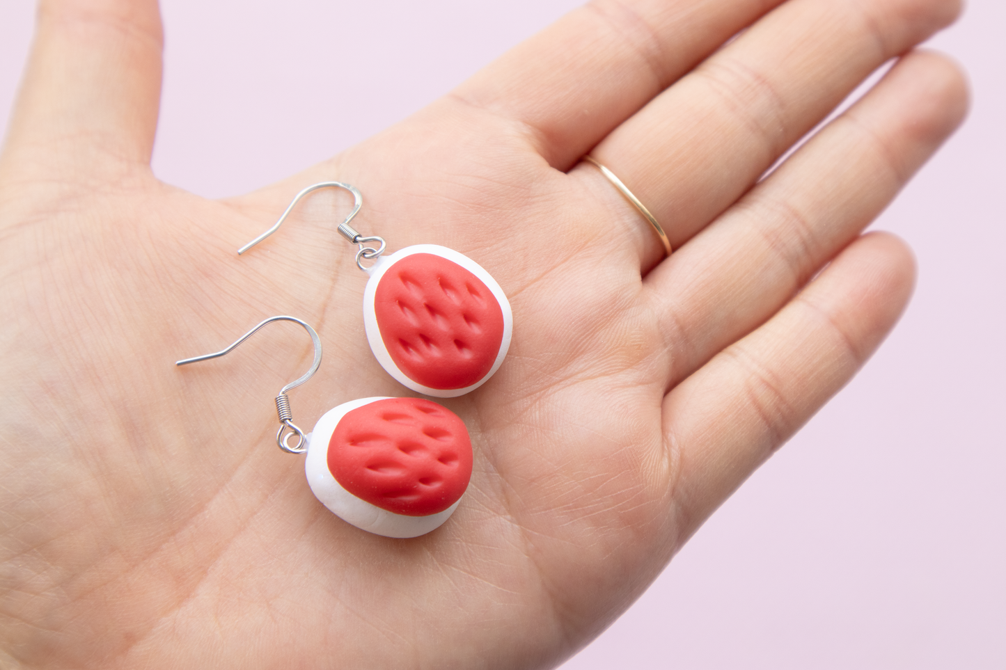 Strawberries & Cream Earrings