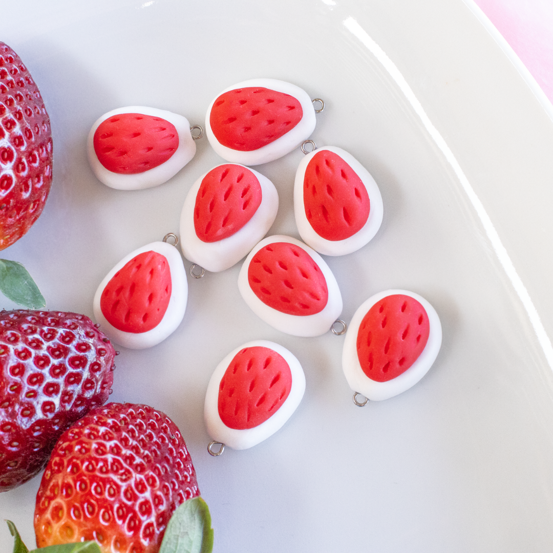 Strawberries & Cream Earrings