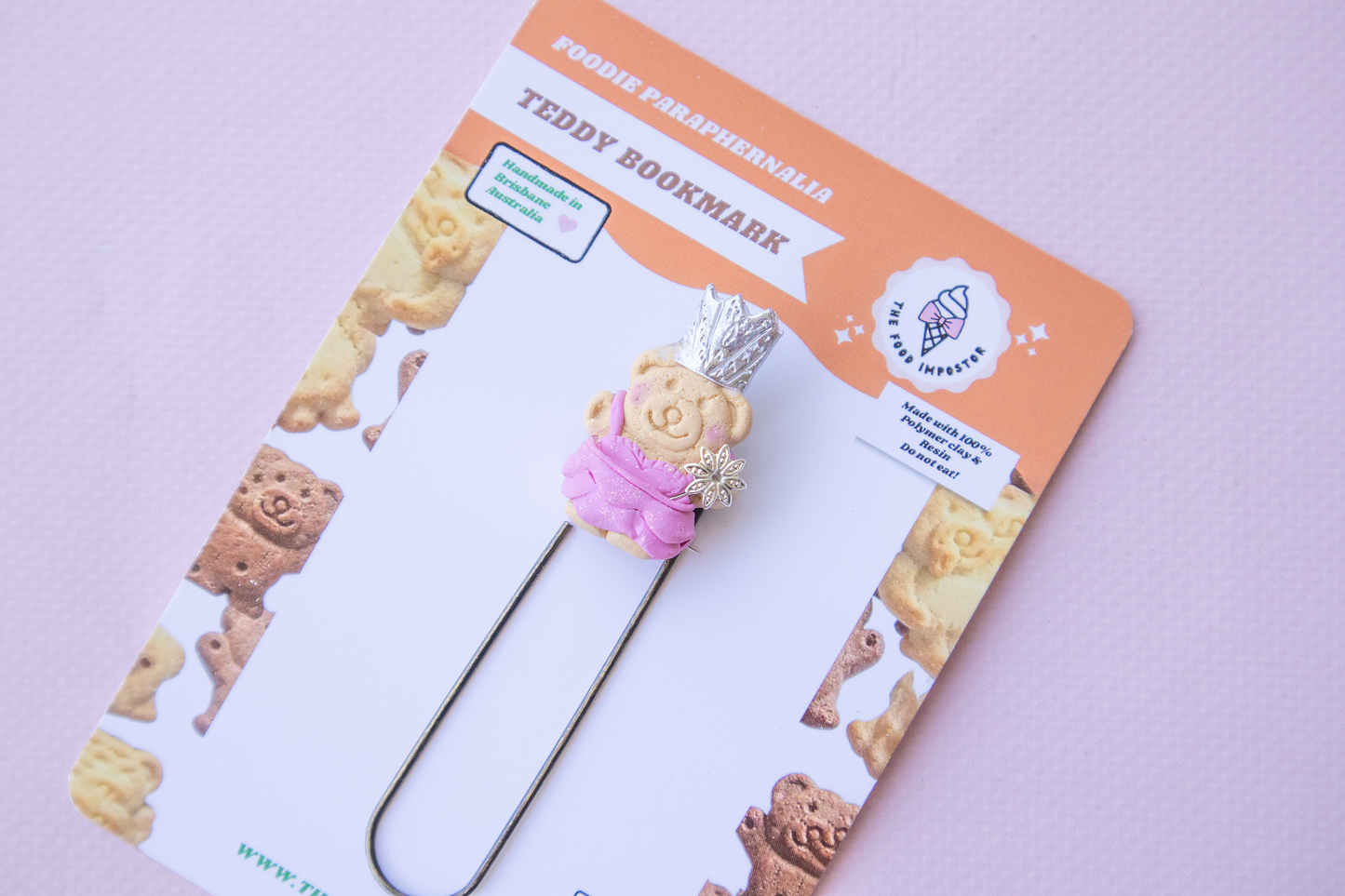 Wicked themed Tiny Teddy Bookmark