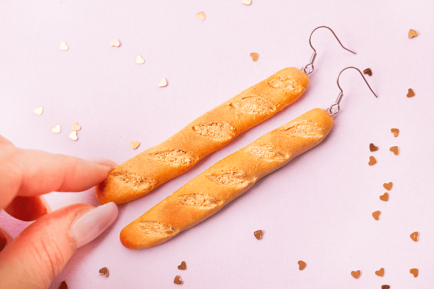 SUPER LONG BAGUETTE EARRINGS