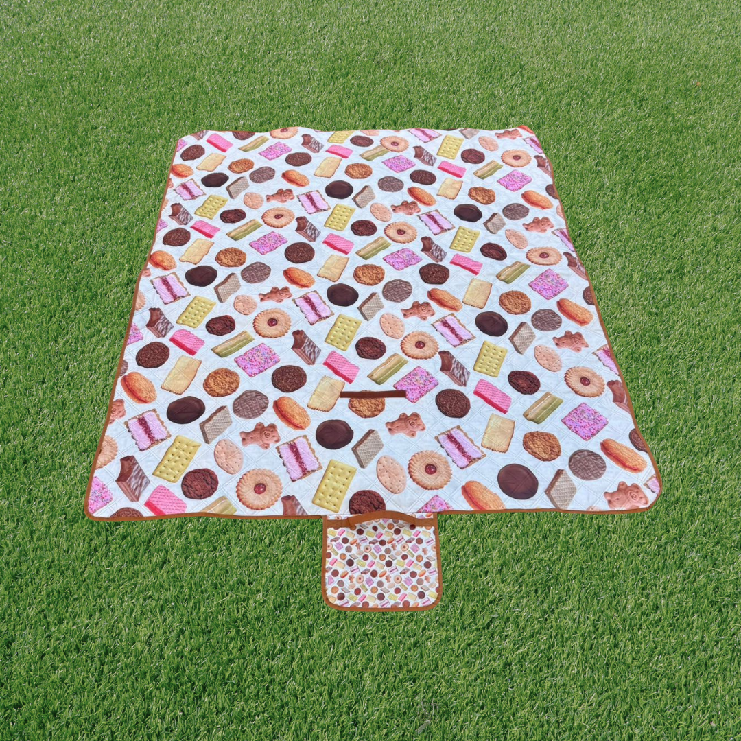PRE-ORDER  🍪 🇦🇺☀️ Aussie Cookie Picnic Mat - NEW DESIGN!
