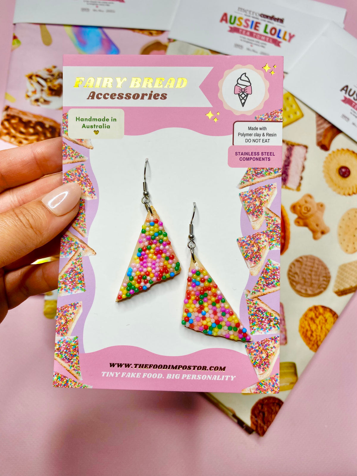 BESTSELLER ✨  Fairy bread Earrings on hooks
