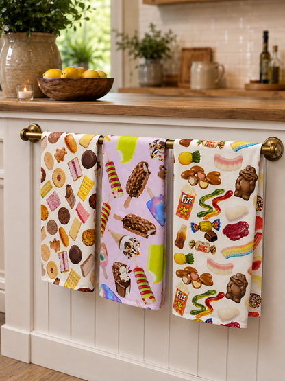 NEW! Aussie Lolly  Tea Towel | 100% Cotton | 50 x 70cm
