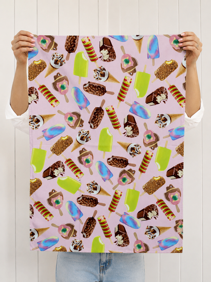 Aussie Ice Cream Tea Towel | 100% Cotton | 50 x 70cm