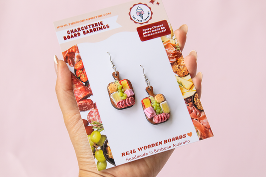 BESTSELLER ✨  Charcuterie Board Earrings - on real Tasmanian Oak boards!