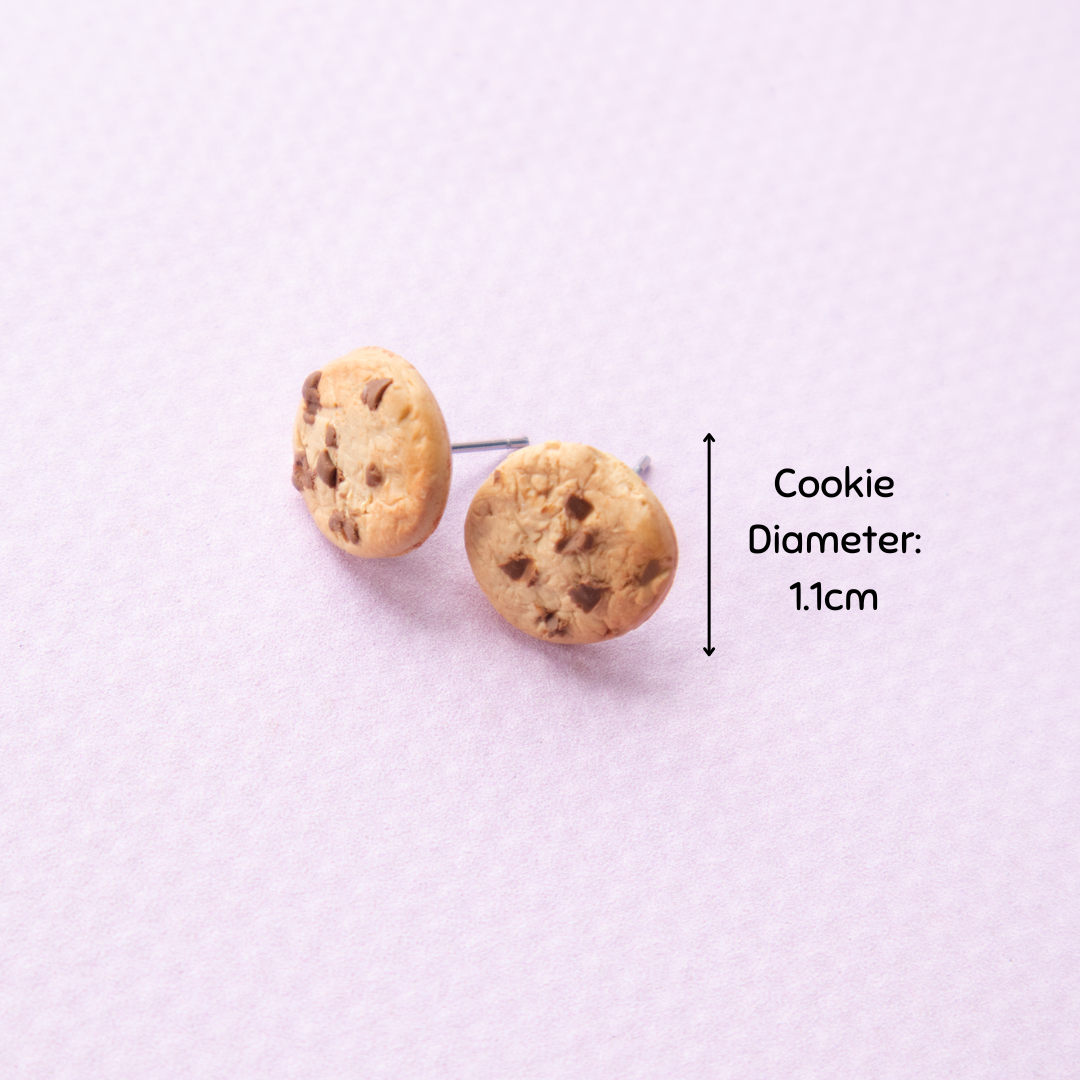 Choc Chip Cookie Earrings