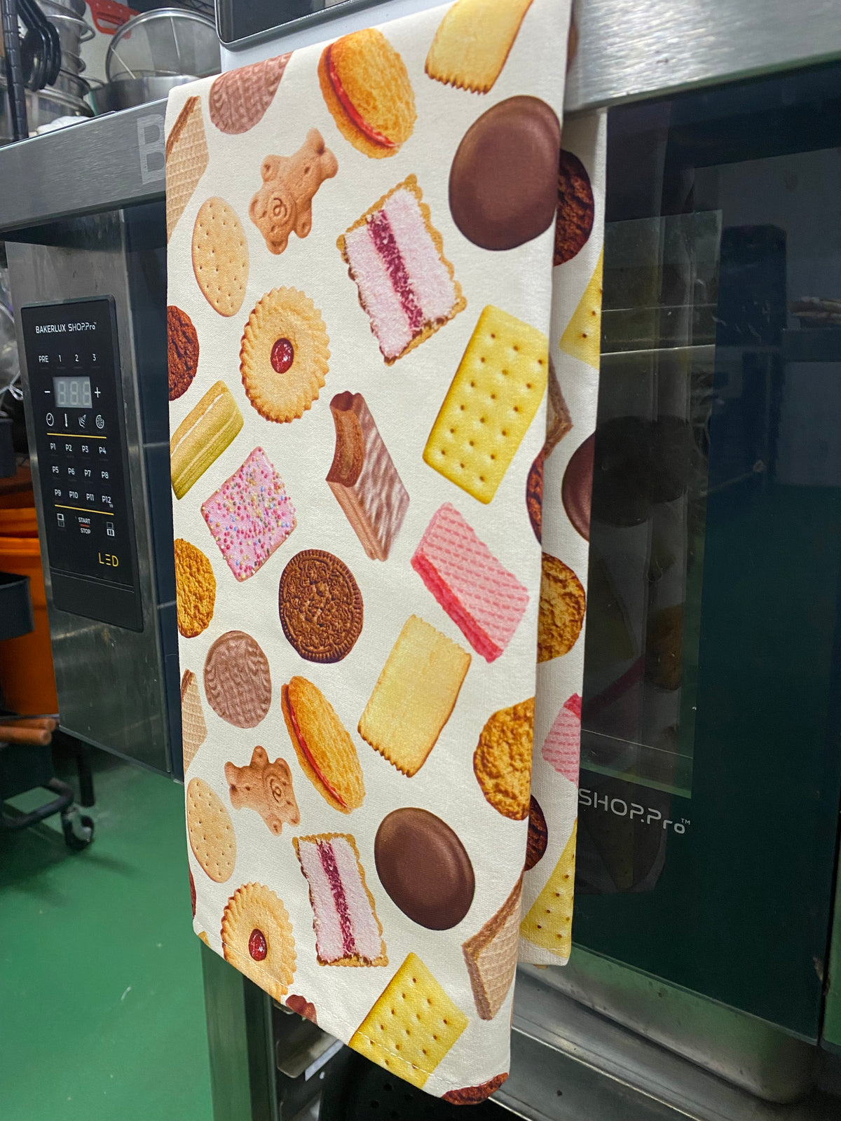 NEW! Aussie Bikkie Tea Towel | 100% Cotton | 50 x 70cm | Metro Confetti