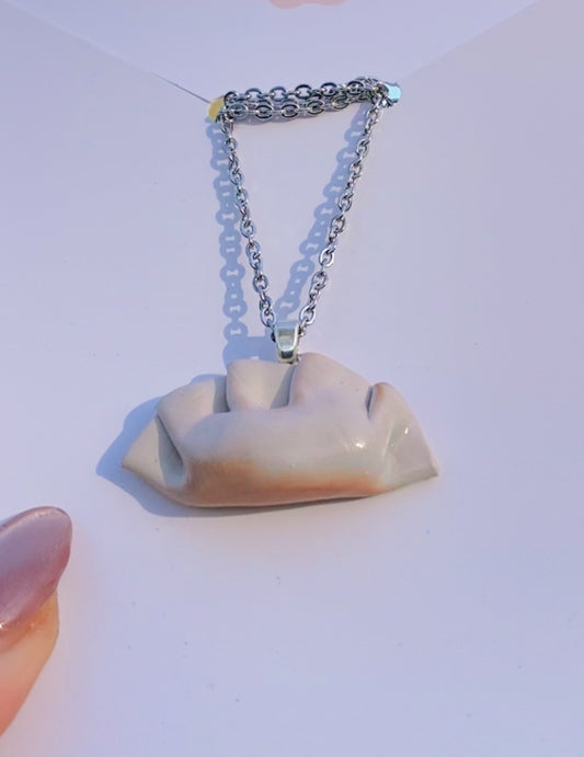 NEW! 🥟✨ DUMPLING NECKLACE – A Steamy Little Statement Piece! ✨🥟