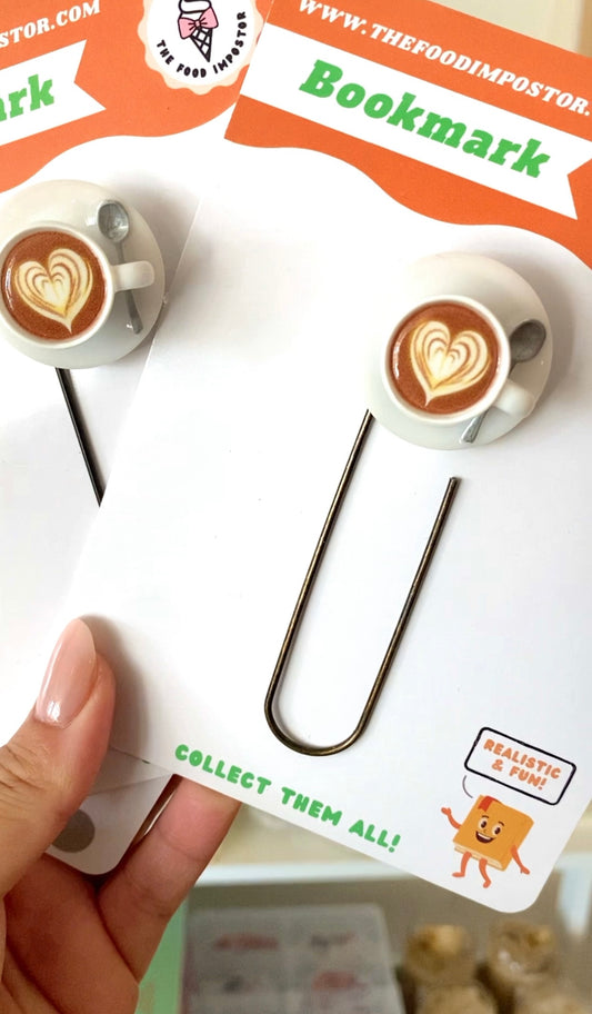 ☕ Coffee Bookmarks – Brew Up Your Reading Time! 📖