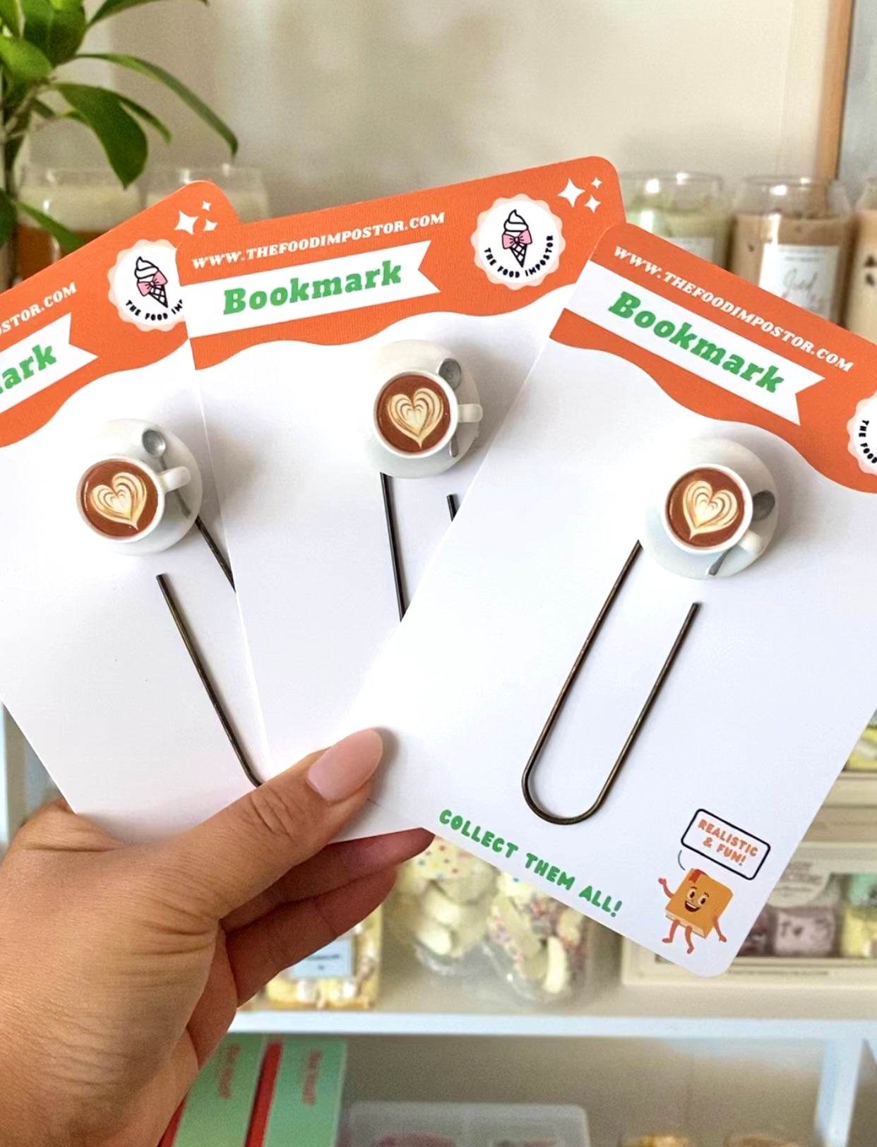 ☕ Coffee Bookmarks – Brew Up Your Reading Time! 📖
