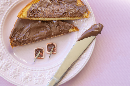 NEW! Nutella Toast Earrings – Handmade Food Jewelry, Polymer Clay Dangle Earrings