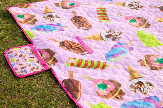🍓 Aussie Ice Cream Picnic Mat