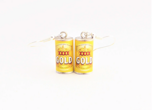 XXXX FOUREX BEER EARRINGS
