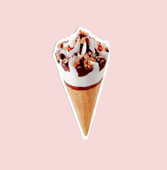 Cornetto Ice Cream Vinyl Sticker