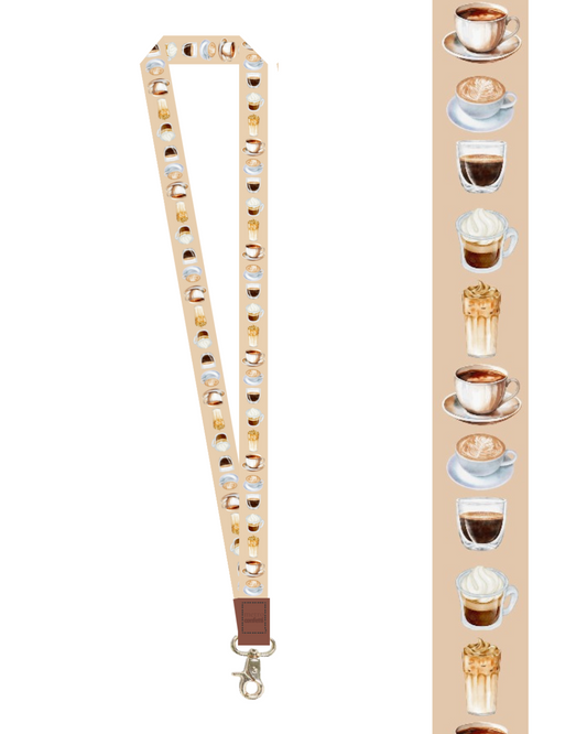 NEW! COFFEE LOVERS LANYARD