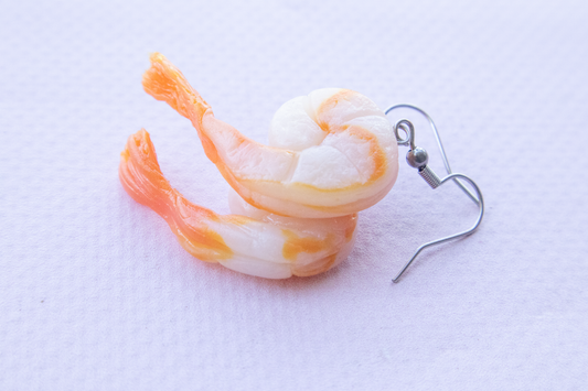 NEW! 🦐 Just Prawns Earrings – Handmade in Brisbane