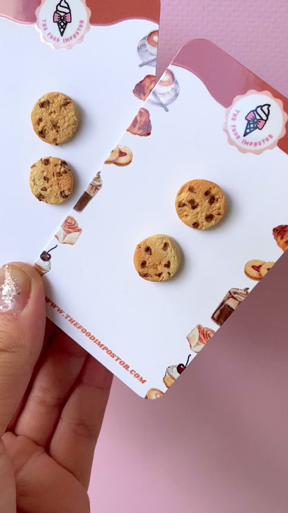 Choc Chip Cookie Earrings
