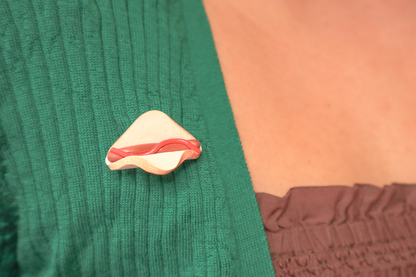 Bunnings Snag Brooch