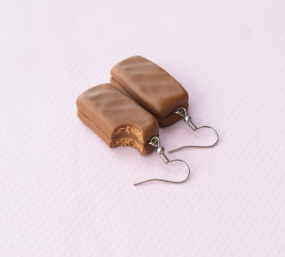 NEW! 🍫 Tim Tam Earrings – Handmade in Brisbane