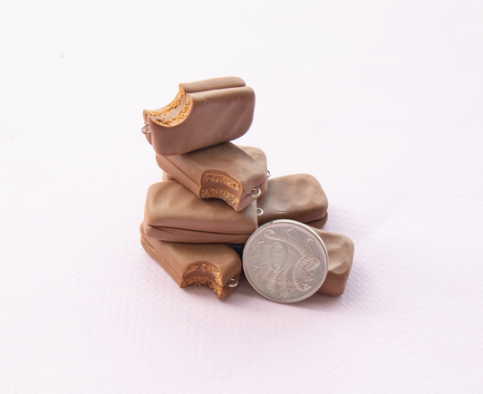 NEW! 🍫 Tim Tam Earrings – Handmade in Brisbane