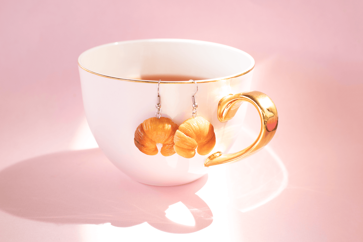 Women's Croissant Earrings
